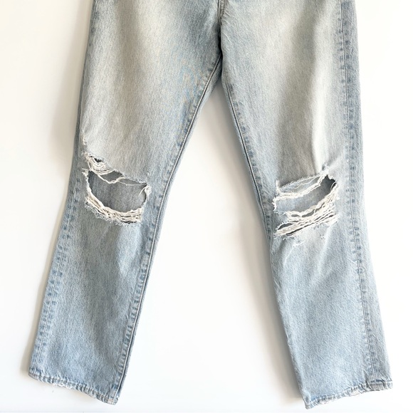 SLVRLAKE Dakota Long Time Coming distressed jeans Size 26 - Picture 8 of 16